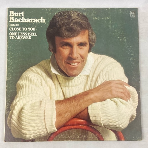 Burt Bacharach Self Titled Album A&M Records Stereo SP-3501 Vinyl Record LP - Picture 1 of 10